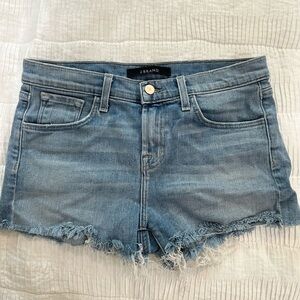 J Brand low rise denim shorts